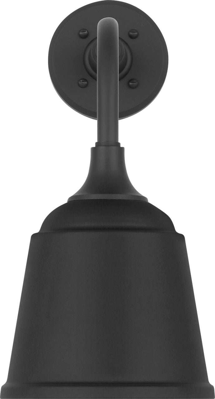 Academy 11" Rex Barn Light | Matte Black | 8 | 8" Matte Black Rockhouse Shade