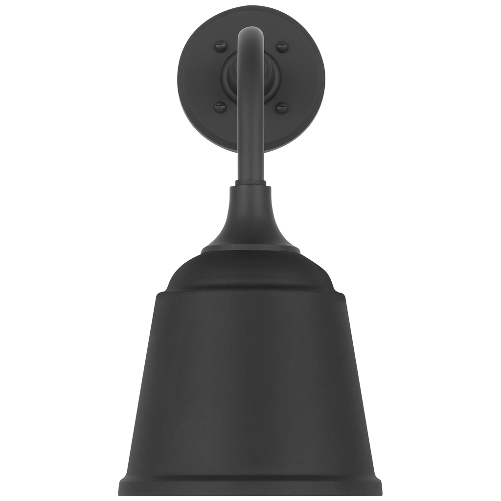 Academy 11" Rex Barn Light | Matte Black | 8 | 8" Matte Black Rockhouse Shade