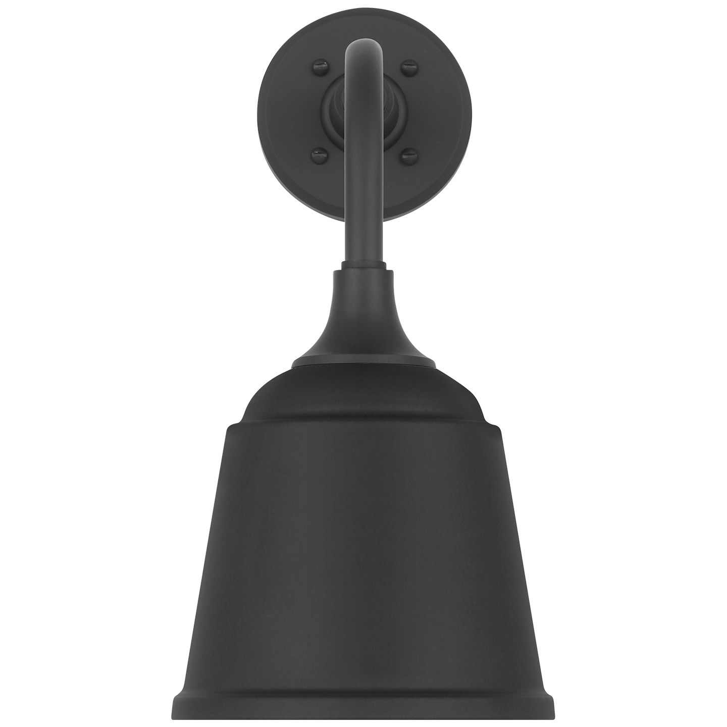 Academy 11" Rex Barn Light | Matte Black | 8 | 8" Matte Black Rockhouse Shade