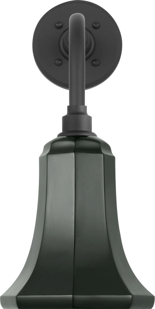 Academy 11" Rex Barn Light | Matte Black | 7.5 | 7.5" Green Savannah Shade
