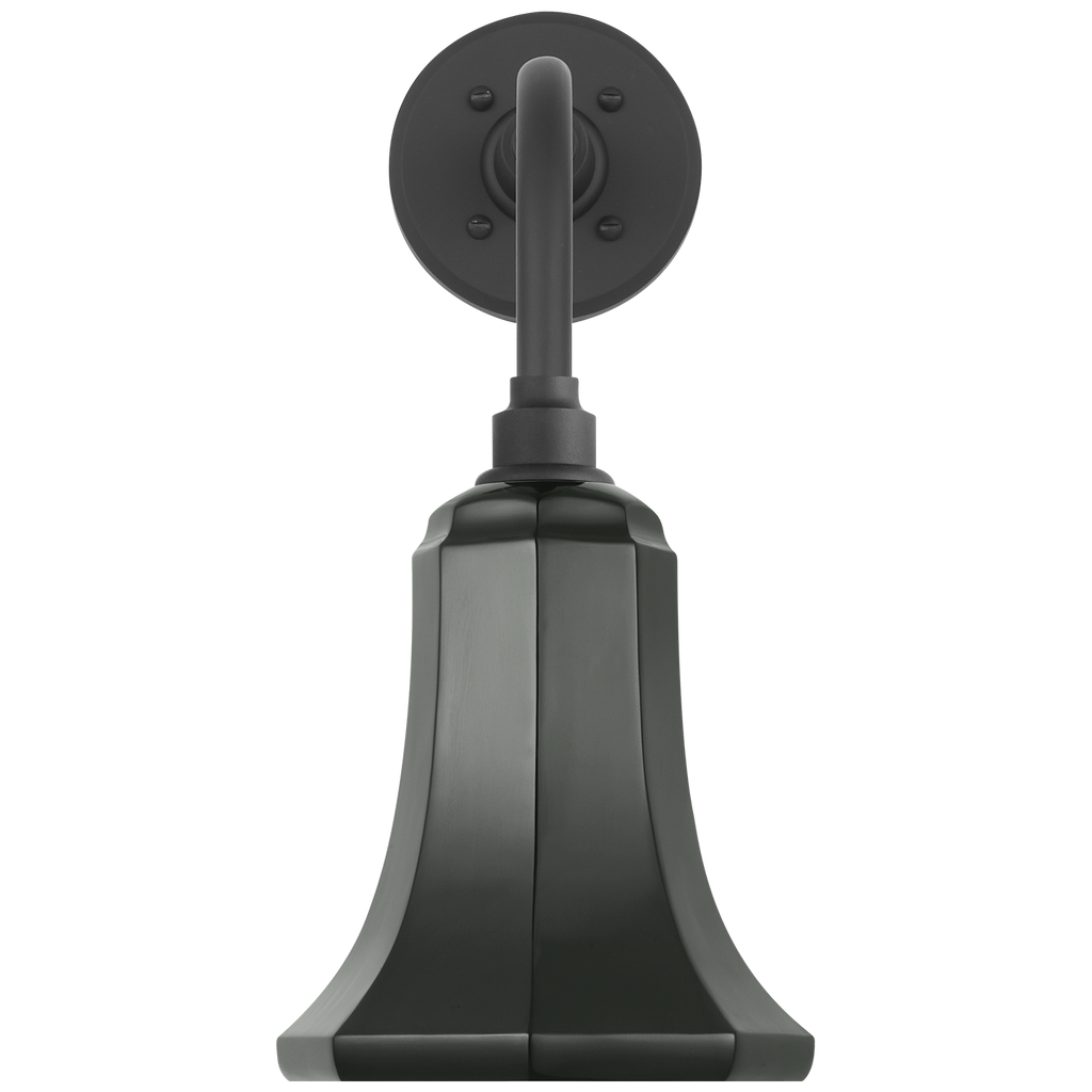 Academy 11" Rex Barn Light | Matte Black | 7.5 | 7.5" Green Savannah Shade