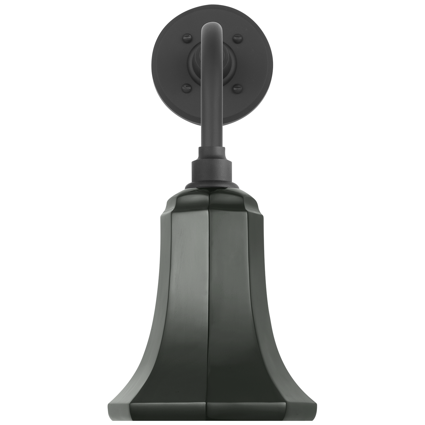 Academy 11" Rex Barn Light | Matte Black | 7.5 | 7.5" Green Savannah Shade