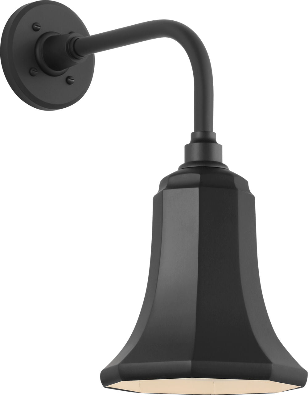 Academy 11" Rex Barn Light | Matte Black | 7.5 | 7.5" Matte Black Savannah Shade
