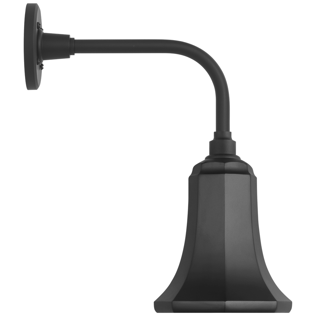 Academy 11" Rex Barn Light | Matte Black | 7.5 | 7.5" Matte Black Savannah Shade