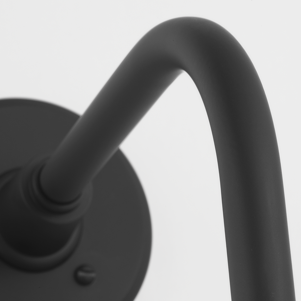 Academy 11" Rex Barn Light | Matte Black | 7.5 | 7.5" White Savannah Shade