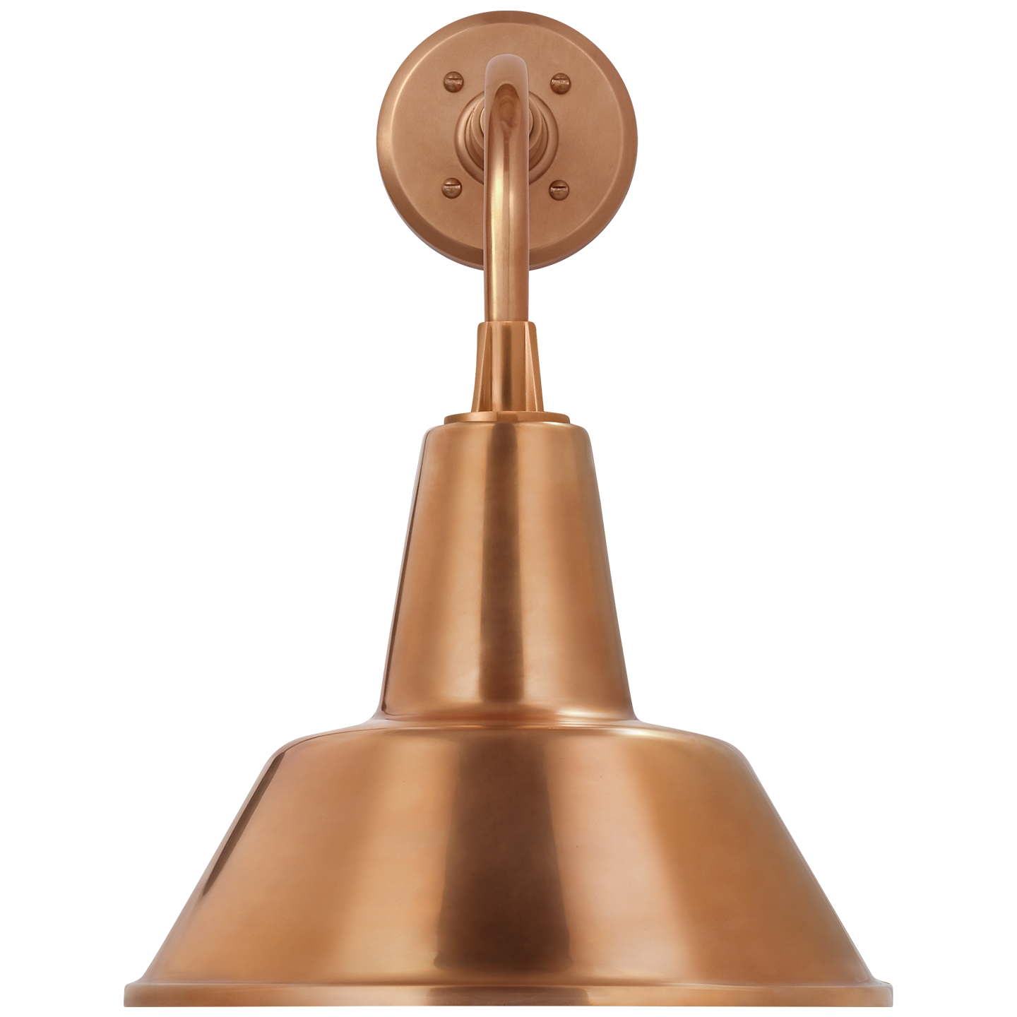 Academy 11" Rex Barn Light | Soft Copper | 12.5 | 12.5" Soft Copper Bowers Shade