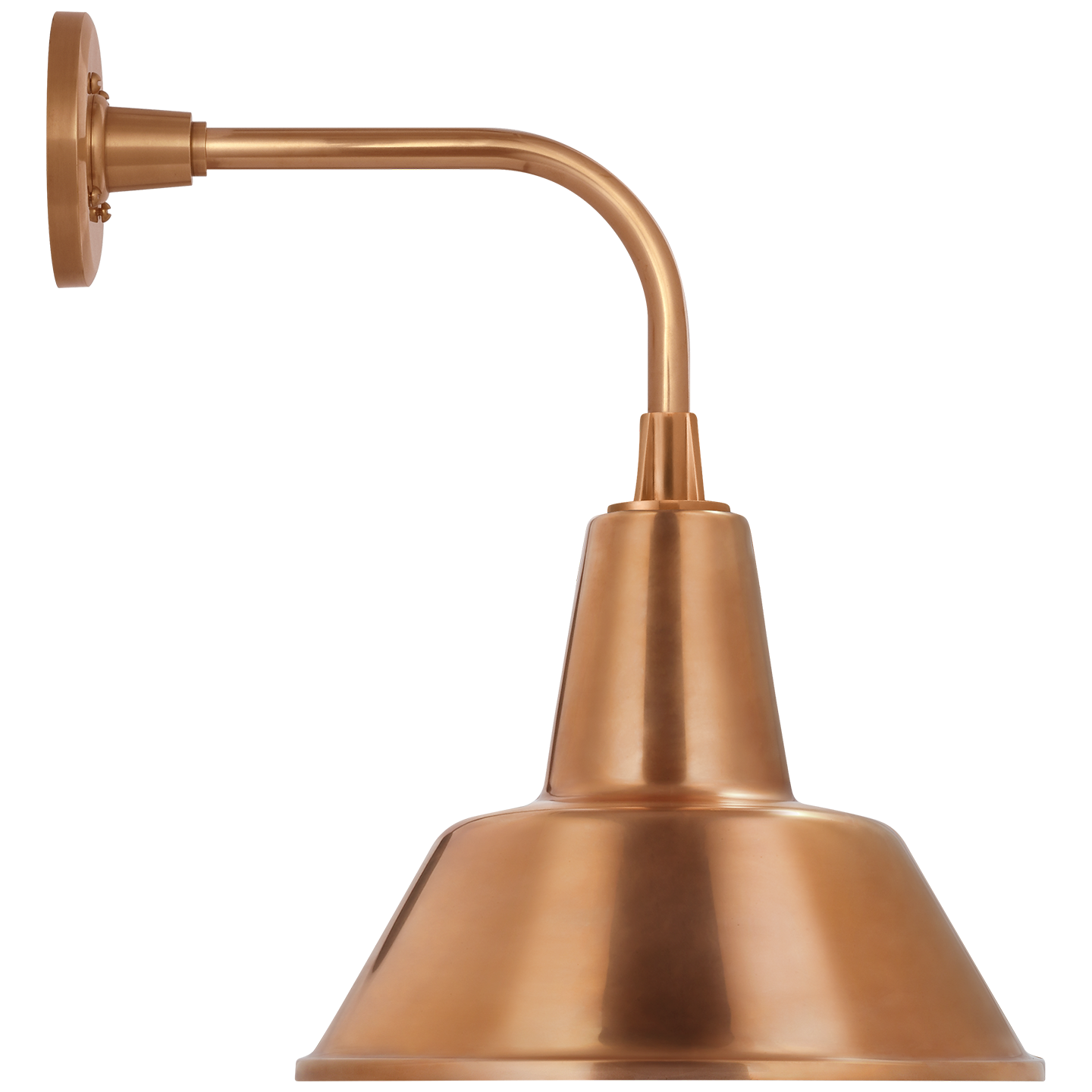 Academy 11" Rex Barn Light | Soft Copper | 12.5 | 12.5" Soft Copper Bowers Shade