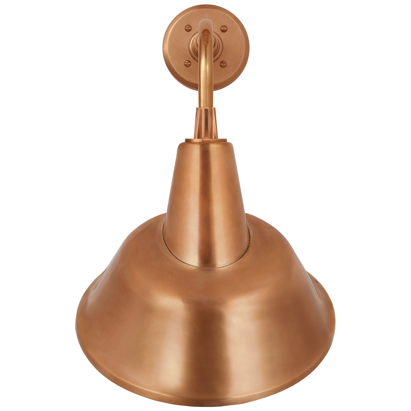 Academy 11" Rex Barn Light | Soft Copper | 12.5 | 12.5" Soft Copper Tilted Bowers Shade
