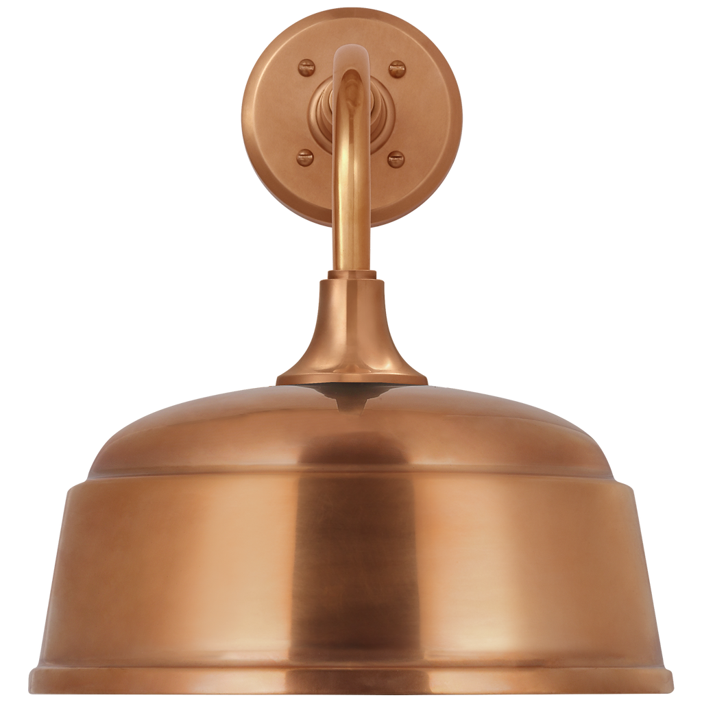 Academy 11" Rex Barn Light | Soft Copper | 12.5 | 12.5" Soft Copper Rockhouse Shade