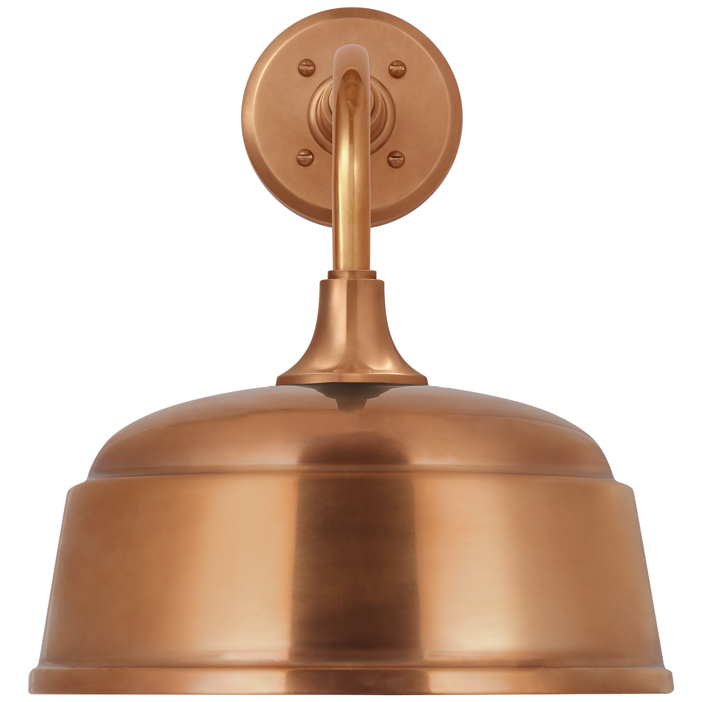 Academy 11" Rex Barn Light | Soft Copper | 12.5 | 12.5" Soft Copper Rockhouse Shade