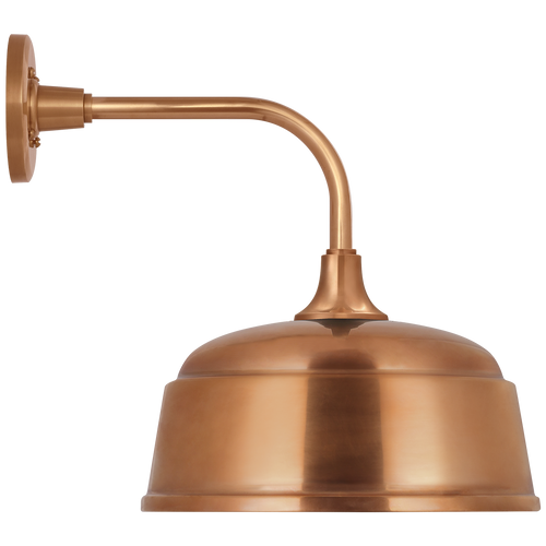 Academy 11" Rex Barn Light | Soft Copper | 12.5 | 12.5" Soft Copper Rockhouse Shade