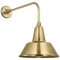 Academy 20" Rex Barn Light | Hand-Rubbed Antique Brass | 12.5 | 12.5" Hand-Rubbed Antique Brass Bowers Shade