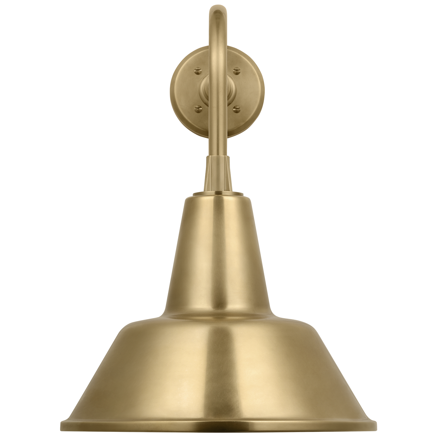 Academy 20" Rex Barn Light | Hand-Rubbed Antique Brass | 12.5 | 12.5" Hand-Rubbed Antique Brass Bowers Shade