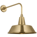 Academy 20" Rex Barn Light | Hand-Rubbed Antique Brass | 16 | 16" Hand-Rubbed Antique Brass Bowers Shade