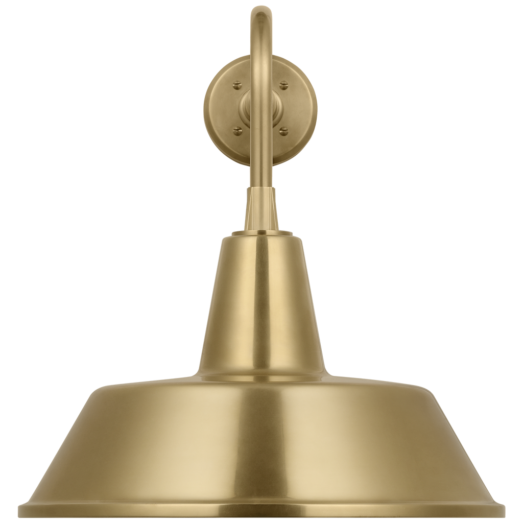 Academy 20" Rex Barn Light | Hand-Rubbed Antique Brass | 16 | 16" Hand-Rubbed Antique Brass Bowers Shade