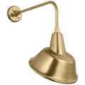 Academy 20" Rex Barn Light | Hand-Rubbed Antique Brass | 12.5 | 12.5" Hand-Rubbed Antique Brass Tilted Bowers Shade