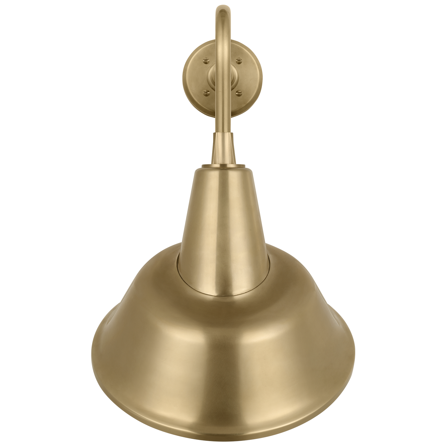 Academy 20" Rex Barn Light | Hand-Rubbed Antique Brass | 12.5 | 12.5" Hand-Rubbed Antique Brass Tilted Bowers Shade