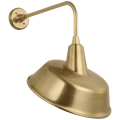 Academy 20" Rex Barn Light | Hand-Rubbed Antique Brass | 16 | 16" Hand-Rubbed Antique Brass Tilted Bowers Shade