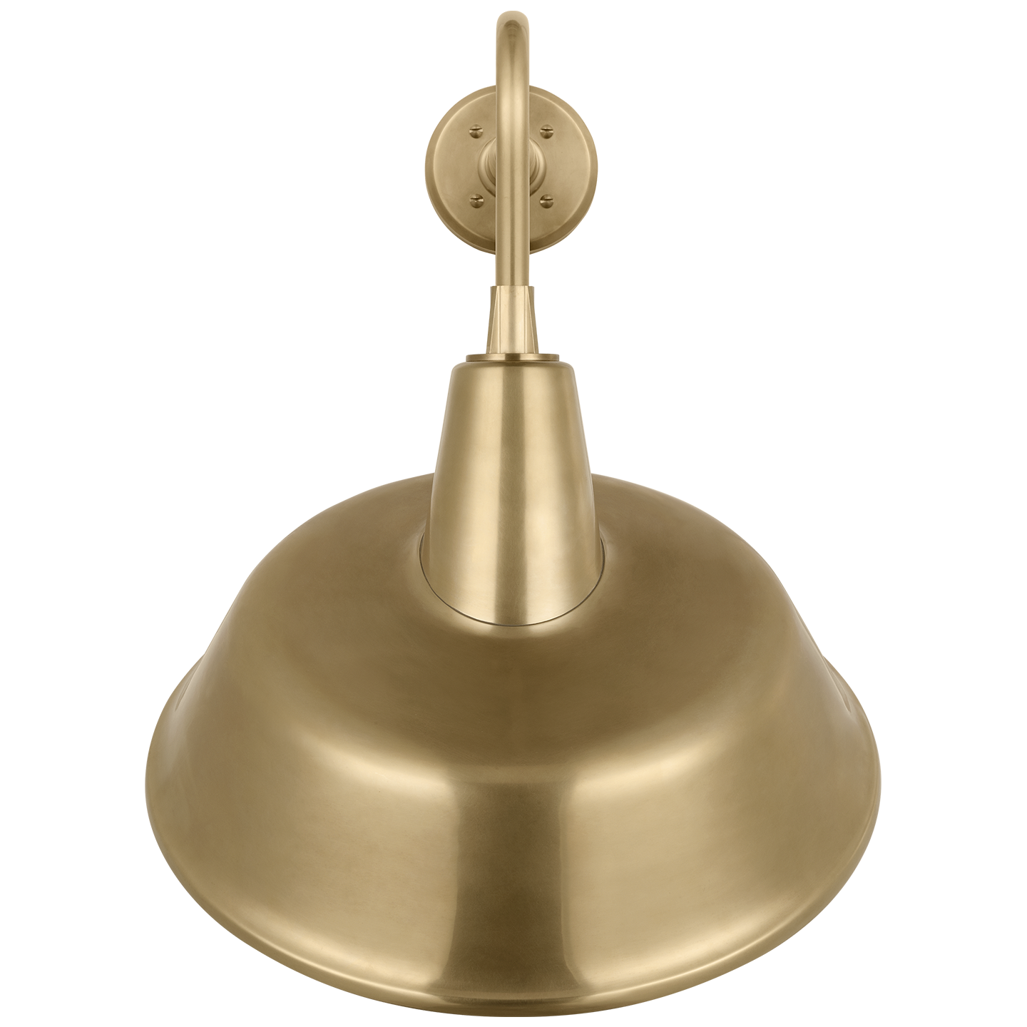 Academy 20" Rex Barn Light | Hand-Rubbed Antique Brass | 16 | 16" Hand-Rubbed Antique Brass Tilted Bowers Shade