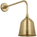 Academy 20" Rex Barn Light | Hand-Rubbed Antique Brass | 8 | 8" Hand-Rubbed Antique Brass Rockhouse Shade