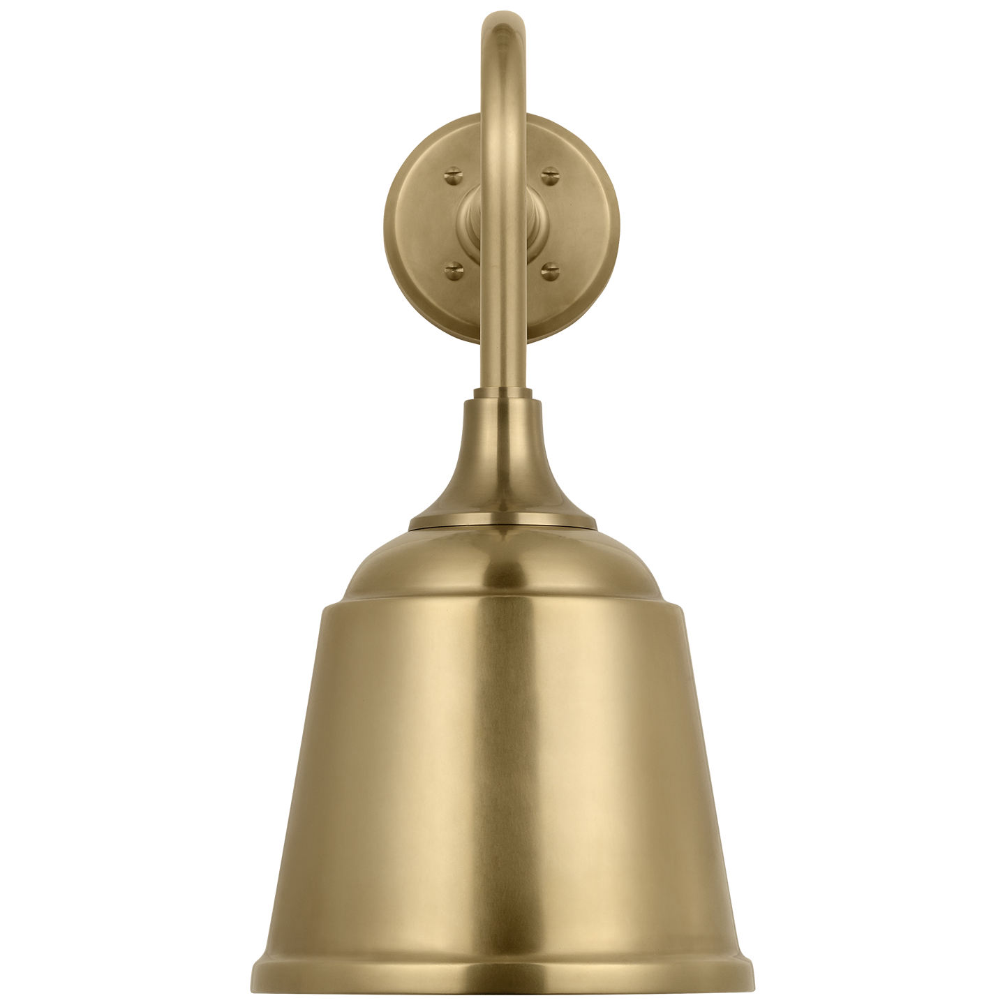 Academy 20" Rex Barn Light | Hand-Rubbed Antique Brass | 8 | 8" Hand-Rubbed Antique Brass Rockhouse Shade