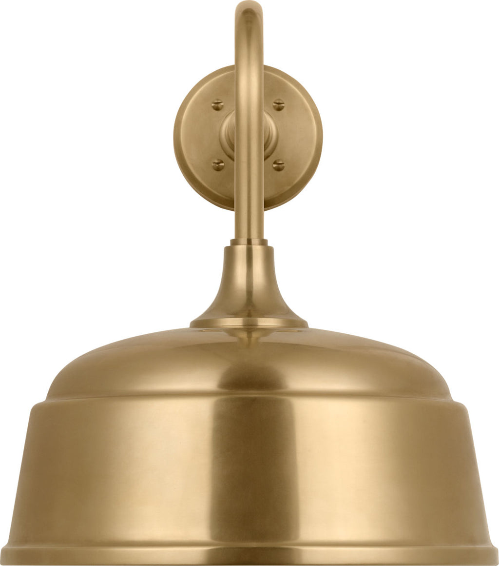 Academy 20" Rex Barn Light | Hand-Rubbed Antique Brass | 12.5 | 12.5" Hand-Rubbed Antique Brass Rockhouse Shade