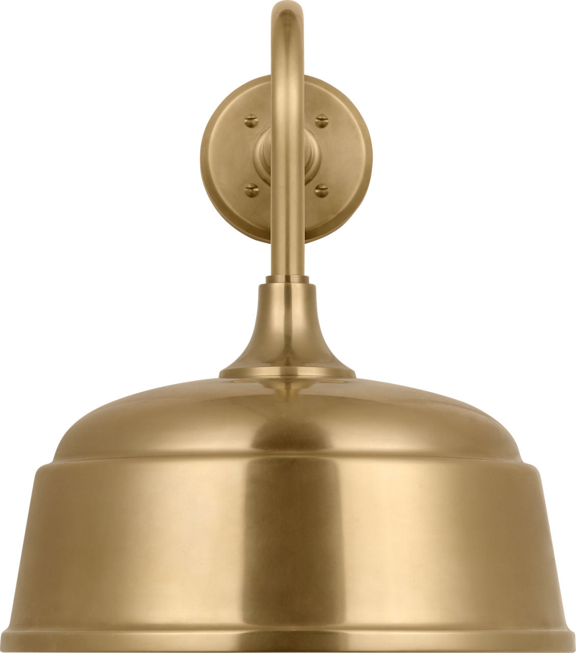 Academy 20" Rex Barn Light | Hand-Rubbed Antique Brass | 12.5 | 12.5" Hand-Rubbed Antique Brass Rockhouse Shade