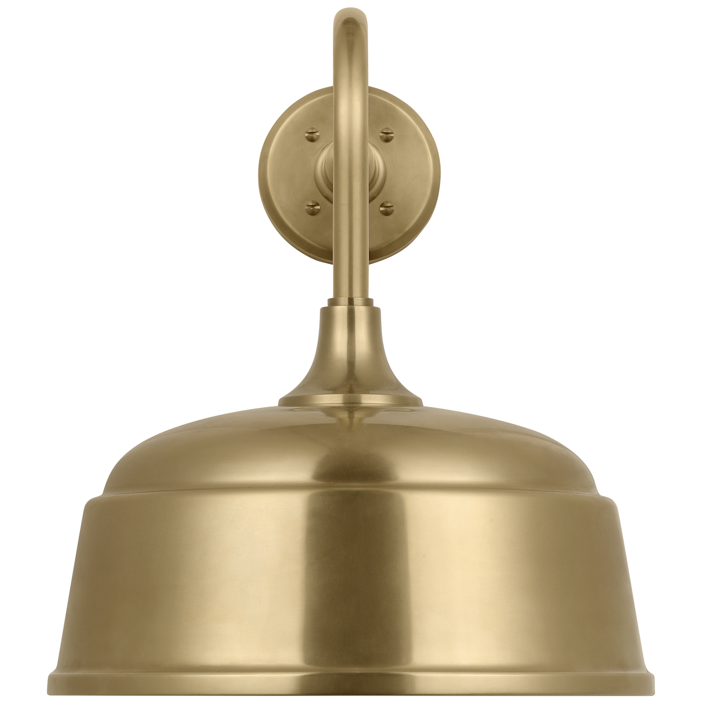 Academy 20" Rex Barn Light | Hand-Rubbed Antique Brass | 12.5 | 12.5" Hand-Rubbed Antique Brass Rockhouse Shade