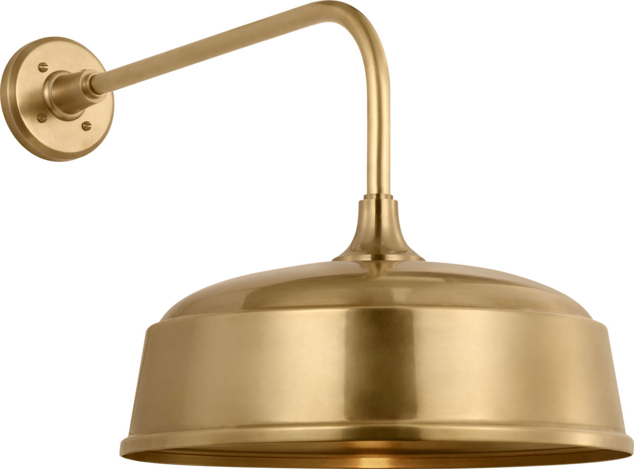 Academy 20" Rex Barn Light | Hand-Rubbed Antique Brass | 16 | 16" Hand-Rubbed Antique Brass Rockhouse Shade