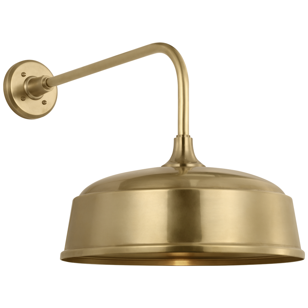 Academy 20" Rex Barn Light | Hand-Rubbed Antique Brass | 16 | 16" Hand-Rubbed Antique Brass Rockhouse Shade