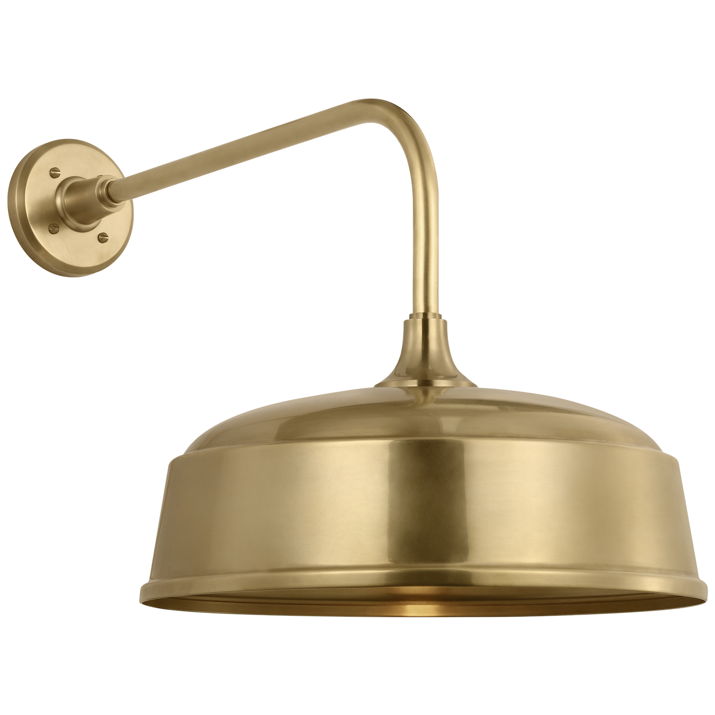 Academy 20" Rex Barn Light | Hand-Rubbed Antique Brass | 16 | 16" Hand-Rubbed Antique Brass Rockhouse Shade