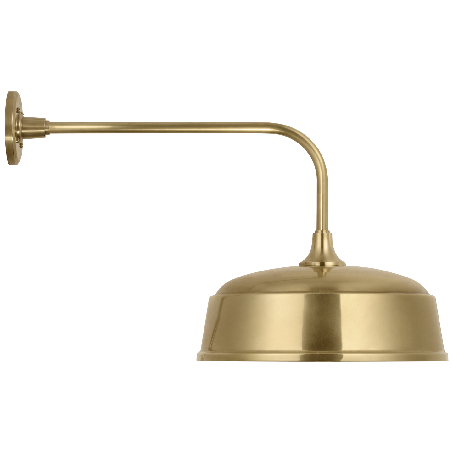 Academy 20" Rex Barn Light | Hand-Rubbed Antique Brass | 16 | 16" Hand-Rubbed Antique Brass Rockhouse Shade