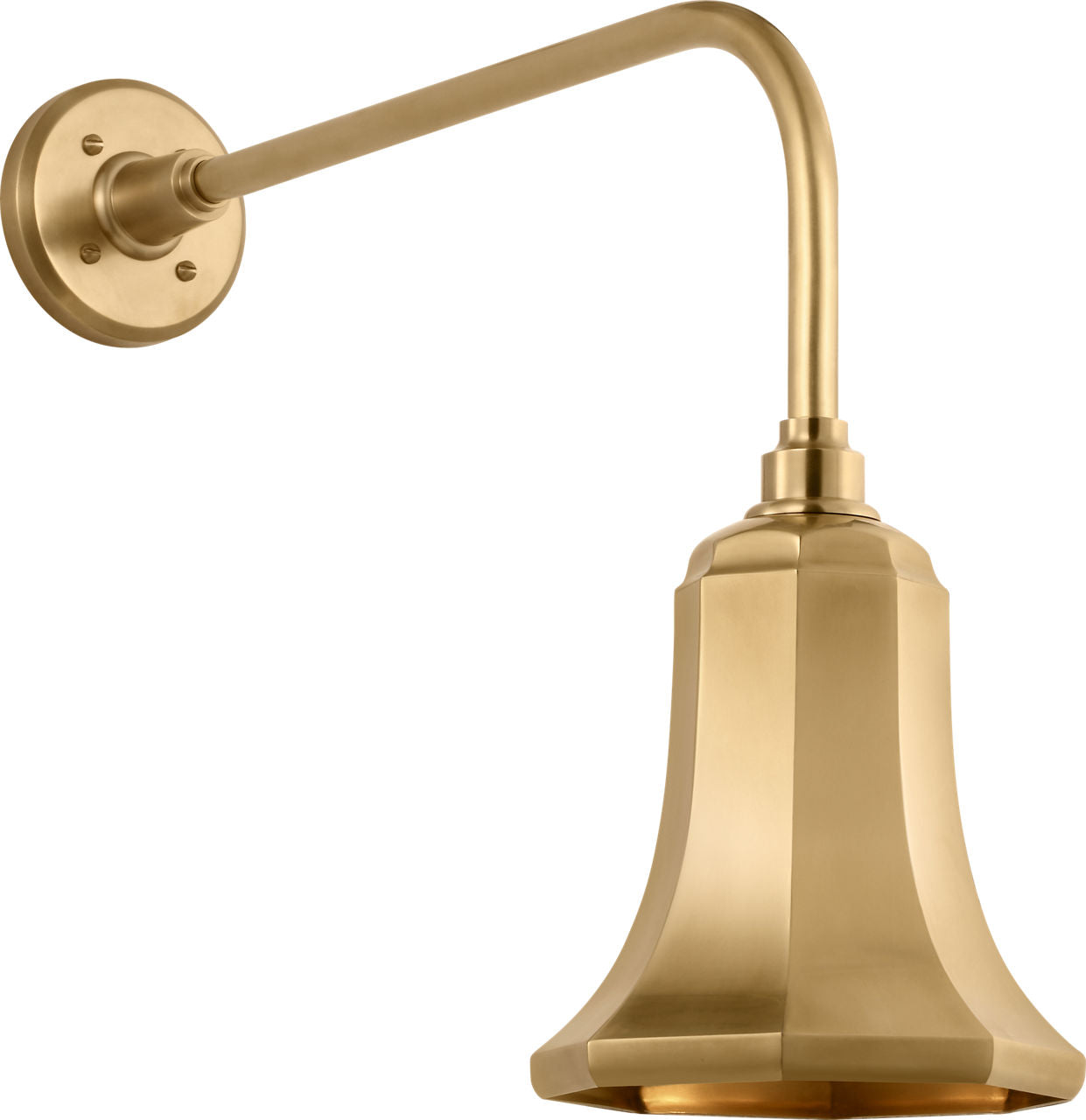 Academy 20" Rex Barn Light | Hand-Rubbed Antique Brass | 7.5 | 7.5" Hand-Rubbed Antique Brass Savannah Shade