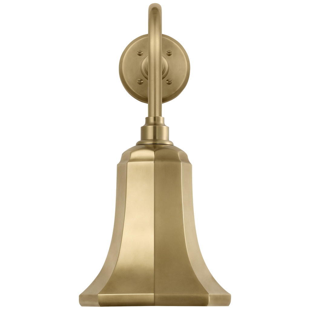 Academy 20" Rex Barn Light | Hand-Rubbed Antique Brass | 7.5 | 7.5" Hand-Rubbed Antique Brass Savannah Shade