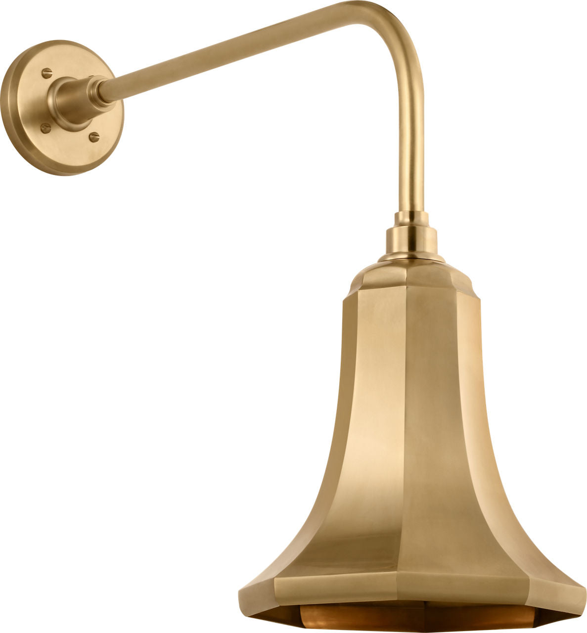 Academy 20" Rex Barn Light | Hand-Rubbed Antique Brass | 9.25 | 9.25" Hand-Rubbed Antique Brass Savannah Shade