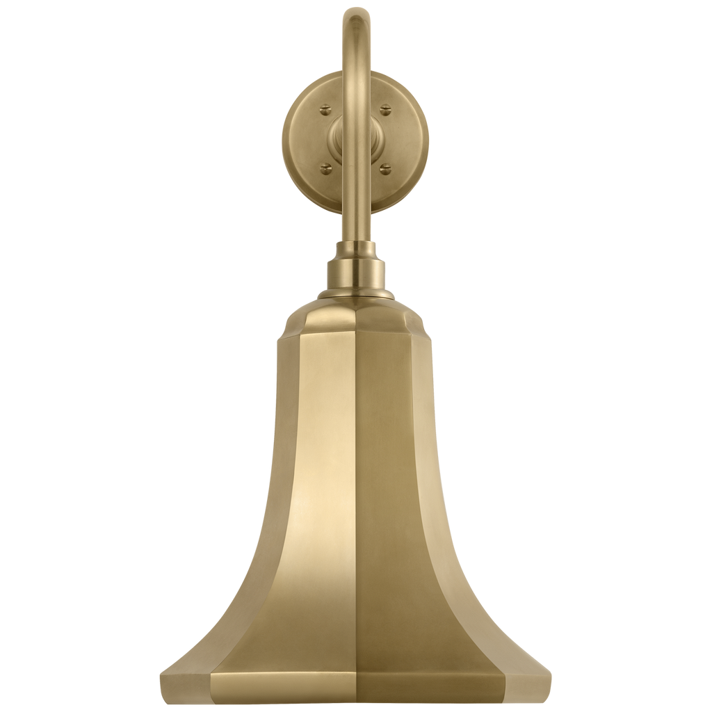 Academy 20" Rex Barn Light | Hand-Rubbed Antique Brass | 9.25 | 9.25" Hand-Rubbed Antique Brass Savannah Shade