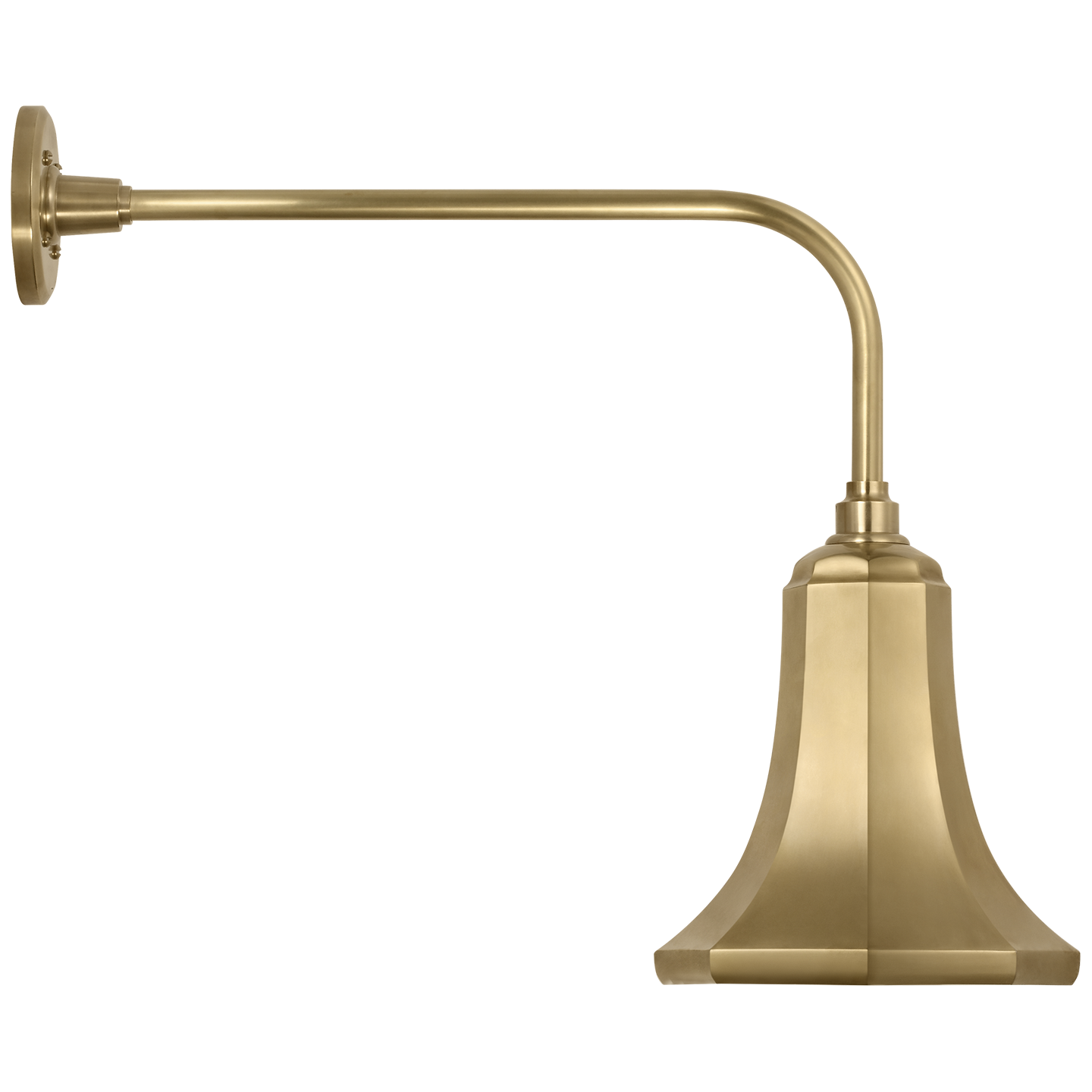 Academy 20" Rex Barn Light | Hand-Rubbed Antique Brass | 9.25 | 9.25" Hand-Rubbed Antique Brass Savannah Shade