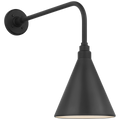 Academy 20" Rex Barn Light | Matte Black | 9 | 9" Matte Black Conical Savannah Shade
