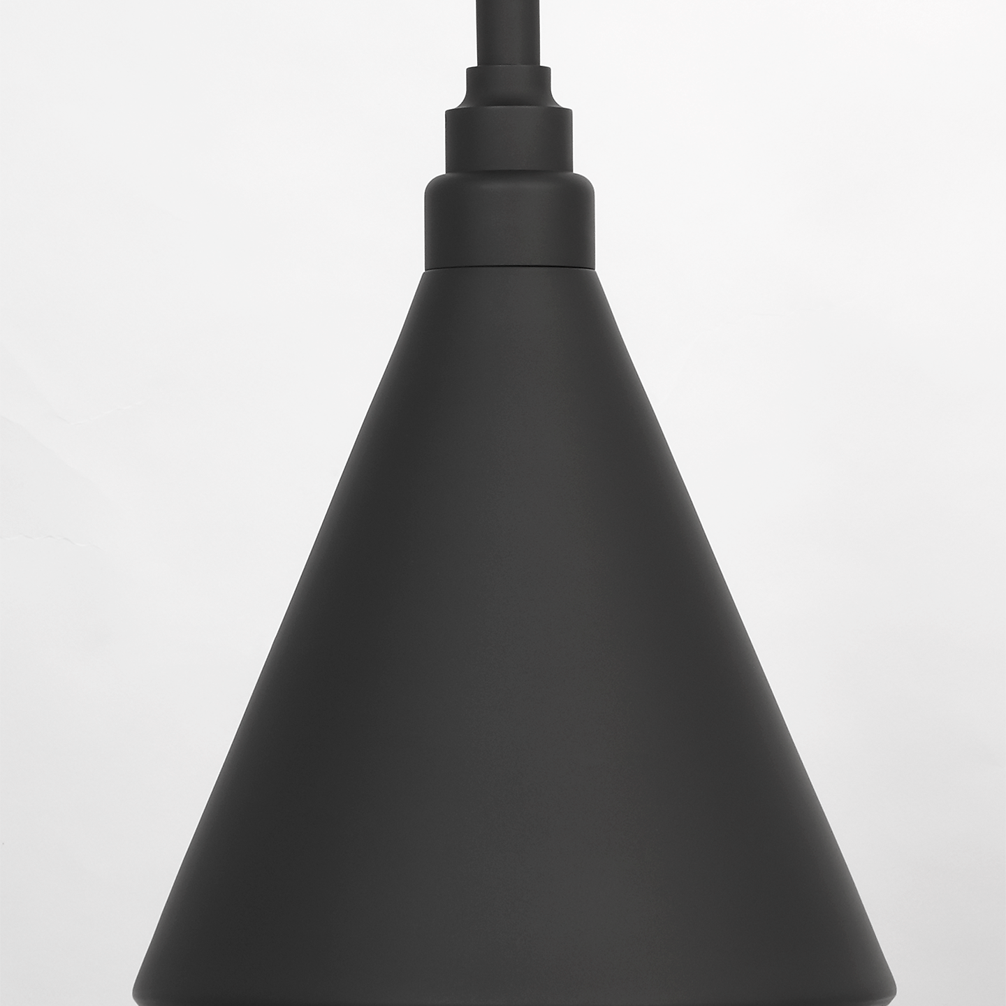 Academy 20" Rex Barn Light | Matte Black | 9 | 9" Matte Black Conical Savannah Shade