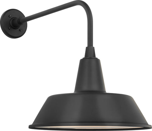 Academy 20" Rex Barn Light | Matte Black | 16 | 16" Matte Black Bowers Shade