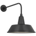Academy 20" Rex Barn Light | Matte Black | 16 | 16" Matte Black Bowers Shade