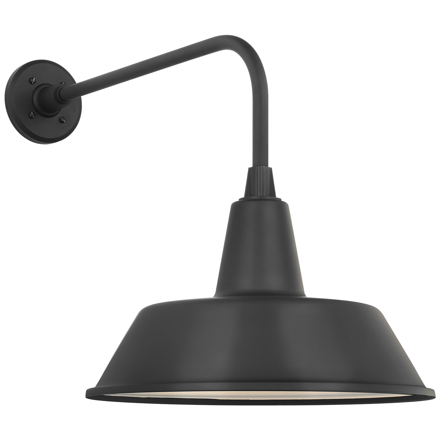 Academy 20" Rex Barn Light | Matte Black | 16 | 16" Matte Black Bowers Shade