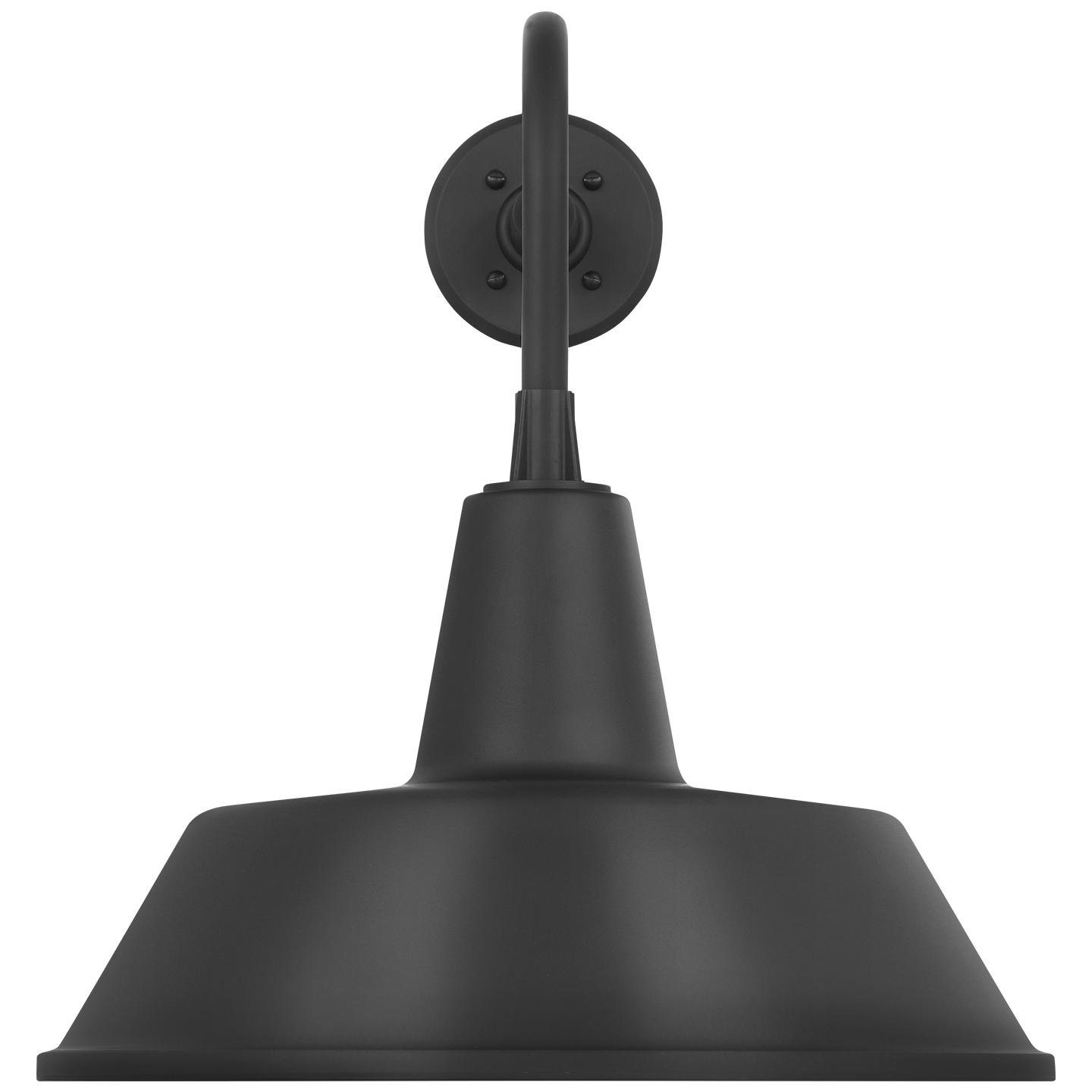 Academy 20" Rex Barn Light | Matte Black | 16 | 16" Matte Black Bowers Shade