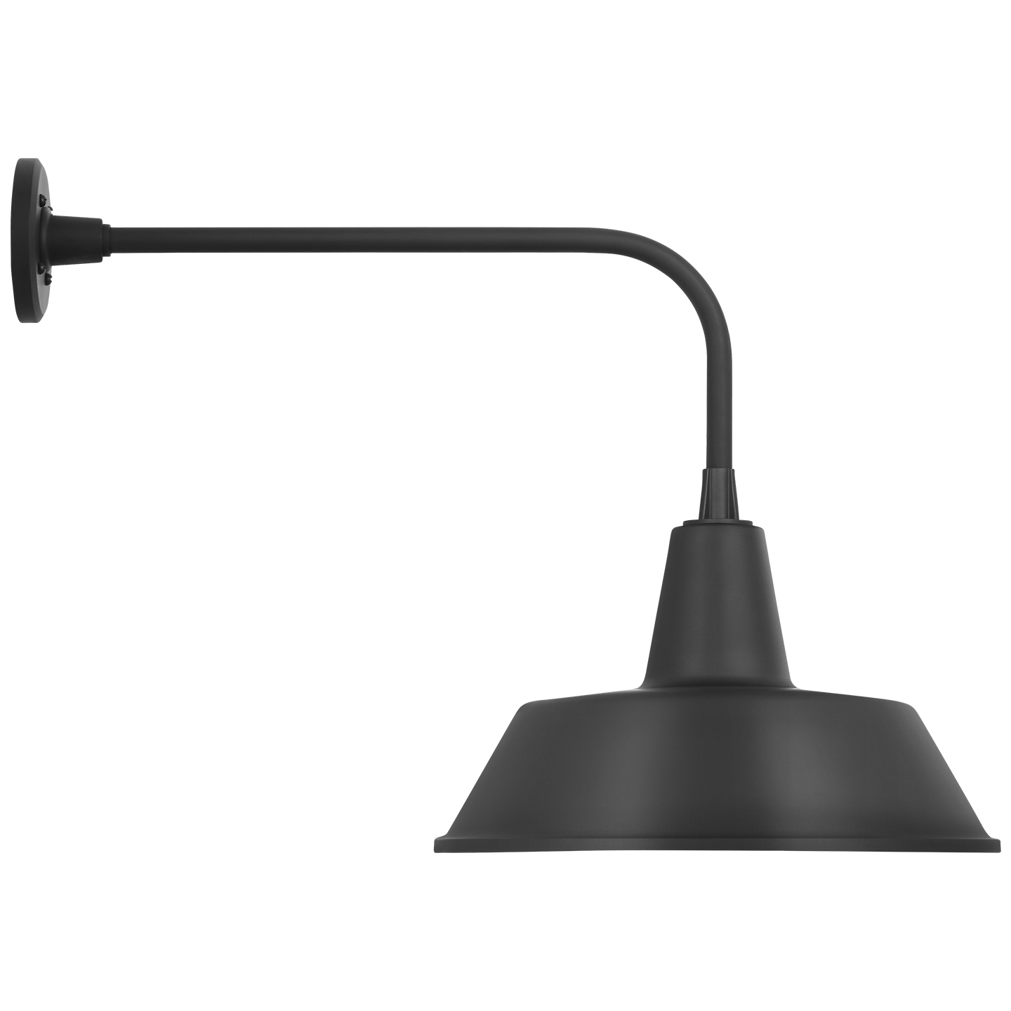 Academy 20" Rex Barn Light | Matte Black | 16 | 16" Matte Black Bowers Shade