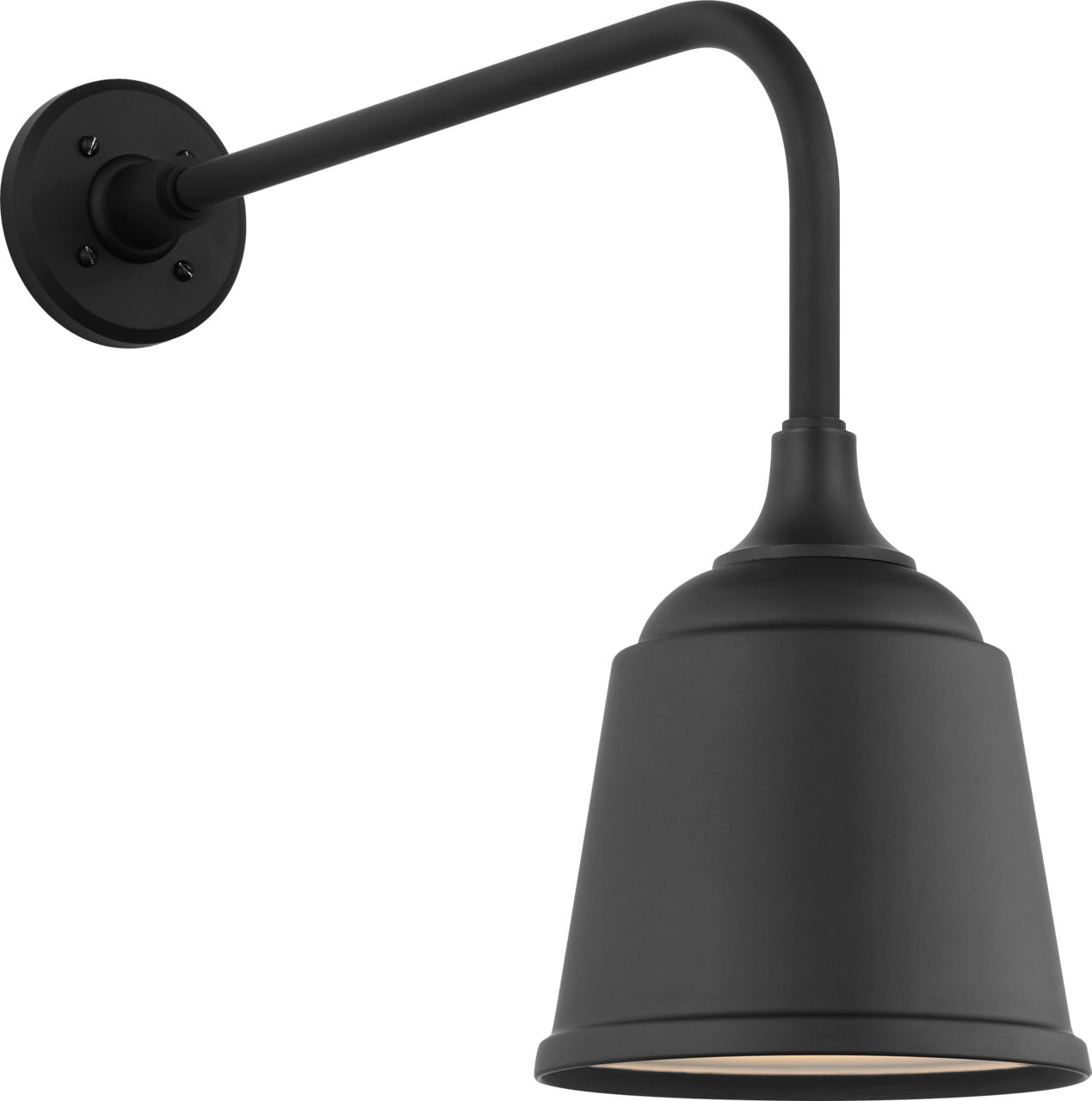 Academy 20" Rex Barn Light | Matte Black | 8 | 8" Matte Black Rockhouse Shade
