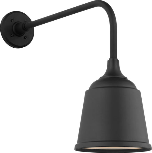 Academy 20" Rex Barn Light | Matte Black | 8 | 8" Matte Black Rockhouse Shade