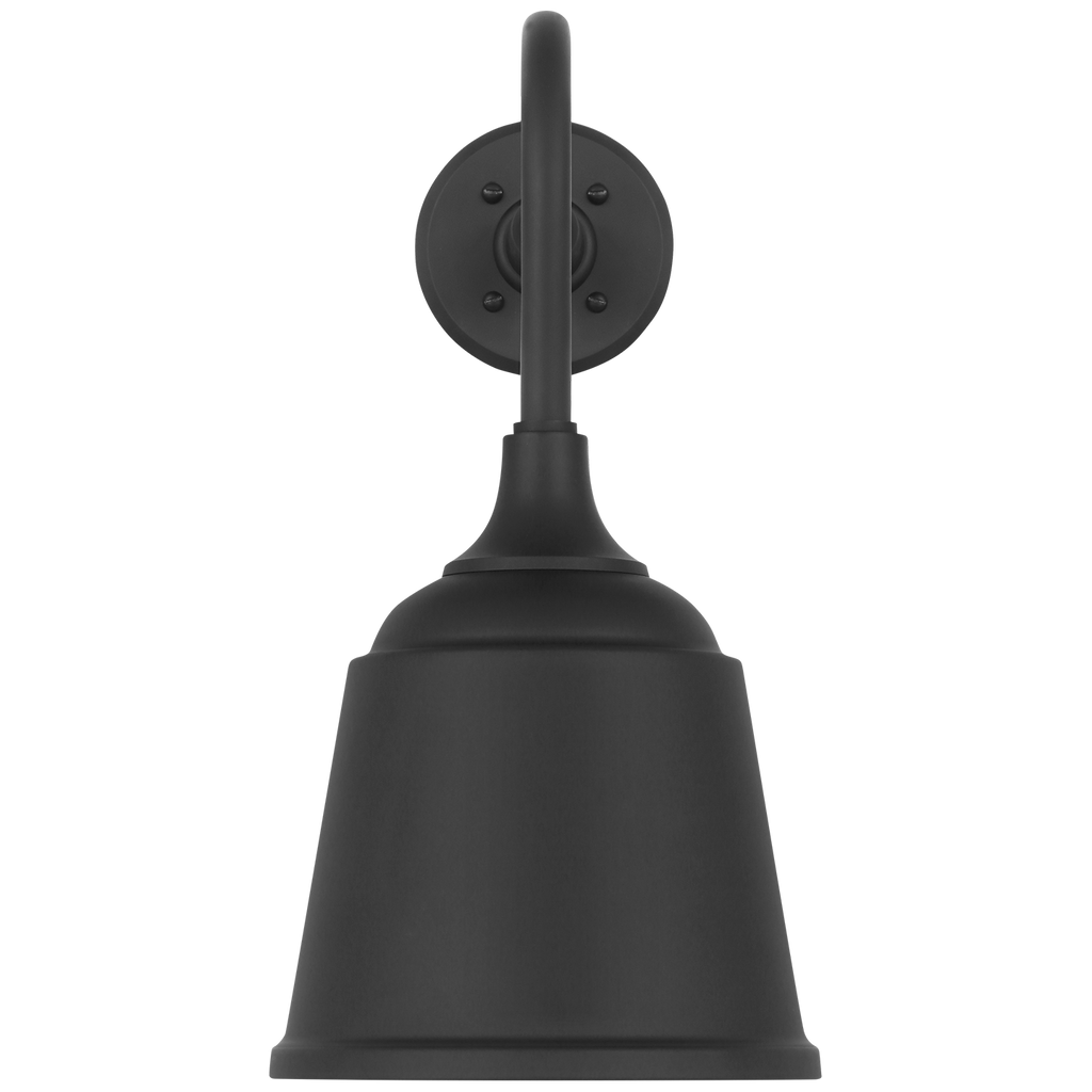 Academy 20" Rex Barn Light | Matte Black | 8 | 8" Matte Black Rockhouse Shade