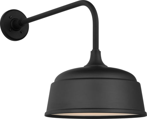 Academy 20" Rex Barn Light | Matte Black | 12.5 | 12.5" Matte Black Rockhouse Shade