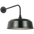 Academy 20" Rex Barn Light | Matte Black | 16 | 16" Green Rockhouse Shade