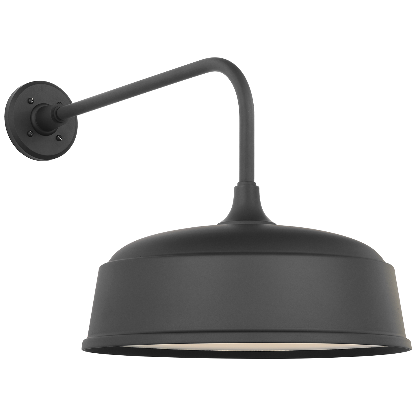 Academy 20" Rex Barn Light | Matte Black | 16 | 16" Matte Black Rockhouse Shade